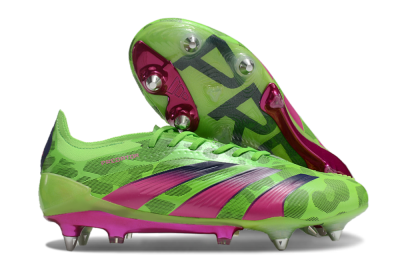 Adidas Predator 24 Elite SG Football Boots - Yellow/Purple/Pink