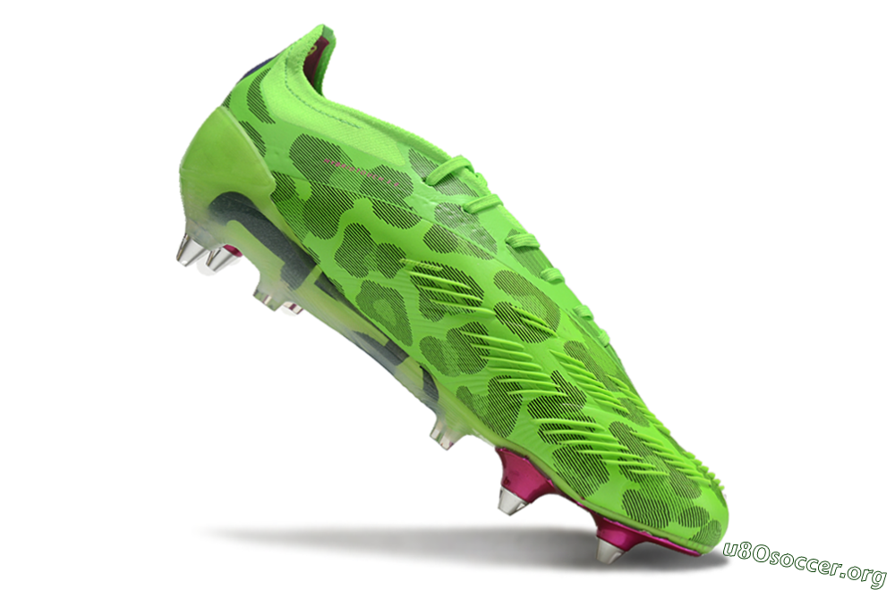 Adidas Predator 24 Elite SG Football Boots - Yellow/Purple/Pink 4