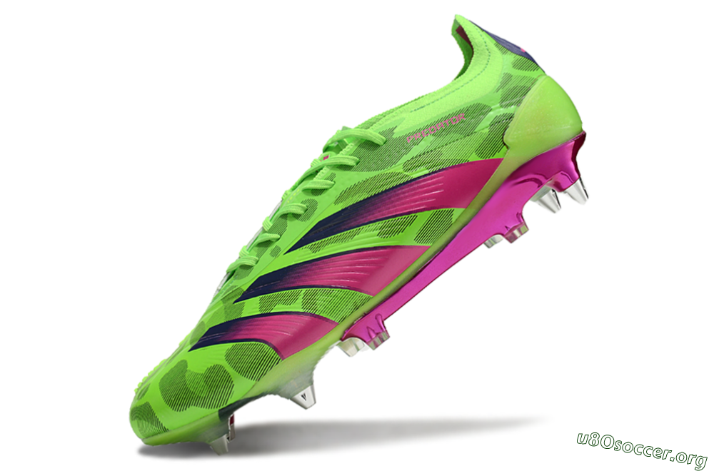 Adidas Predator 24 Elite SG Football Boots - Yellow/Purple/Pink 5