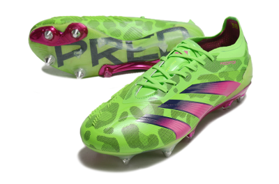 Adidas Predator 24 Elite SG Football Boots - Yellow/Purple/Pink