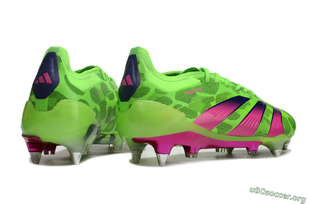 Adidas Predator 24 Elite SG Football Boots - Yellow/Purple/Pink 6