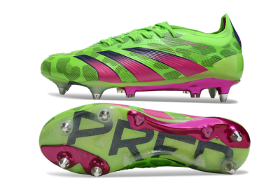 Adidas Predator 24 Elite SG Football Boots - Yellow/Purple/Pink