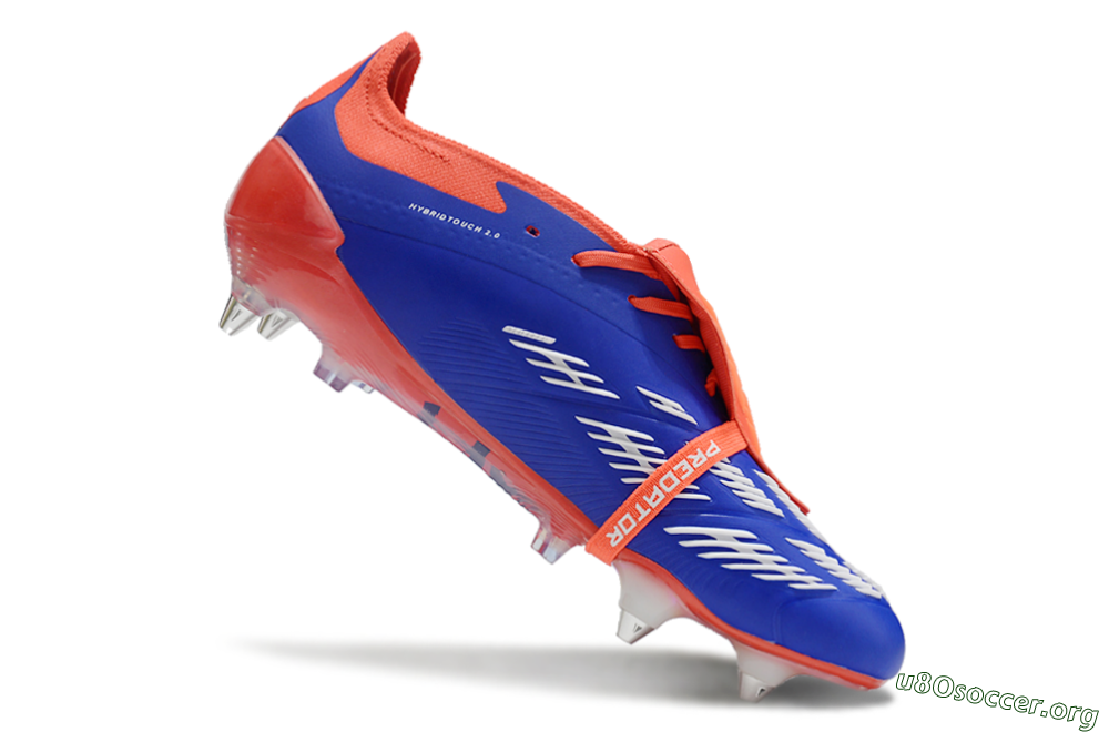 Adidas Predator Elite Foldover Tongue SG Football Boots - Blue/White/Red 4