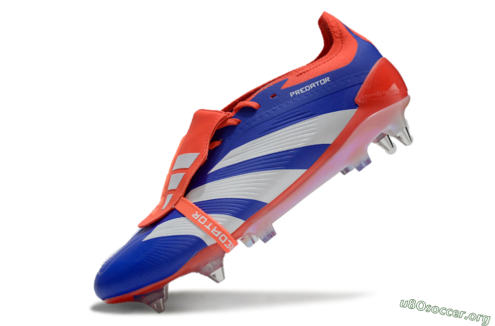 Adidas Predator Elite Foldover Tongue SG Football Boots - Blue/White/Red 5