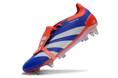 Adidas Predator Elite Foldover Tongue SG Football Boots - Blue/White/Red