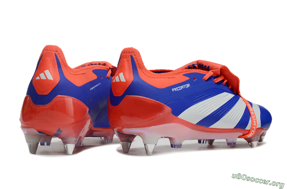 Adidas Predator Elite Foldover Tongue SG Football Boots - Blue/White/Red 6