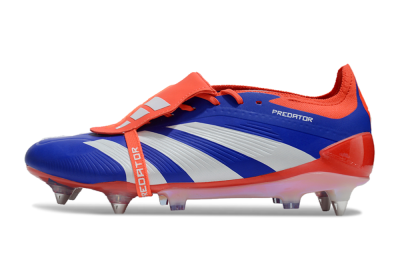 Adidas Predator Elite Foldover Tongue SG Football Boots - Blue/White/Red