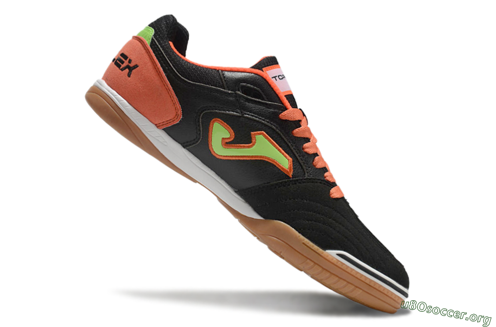 Joma Top Flex IC Football Shoes - Black/Yellow/Red 4