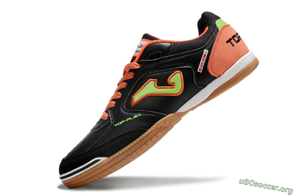 Joma Top Flex IC Football Shoes - Black/Yellow/Red 5