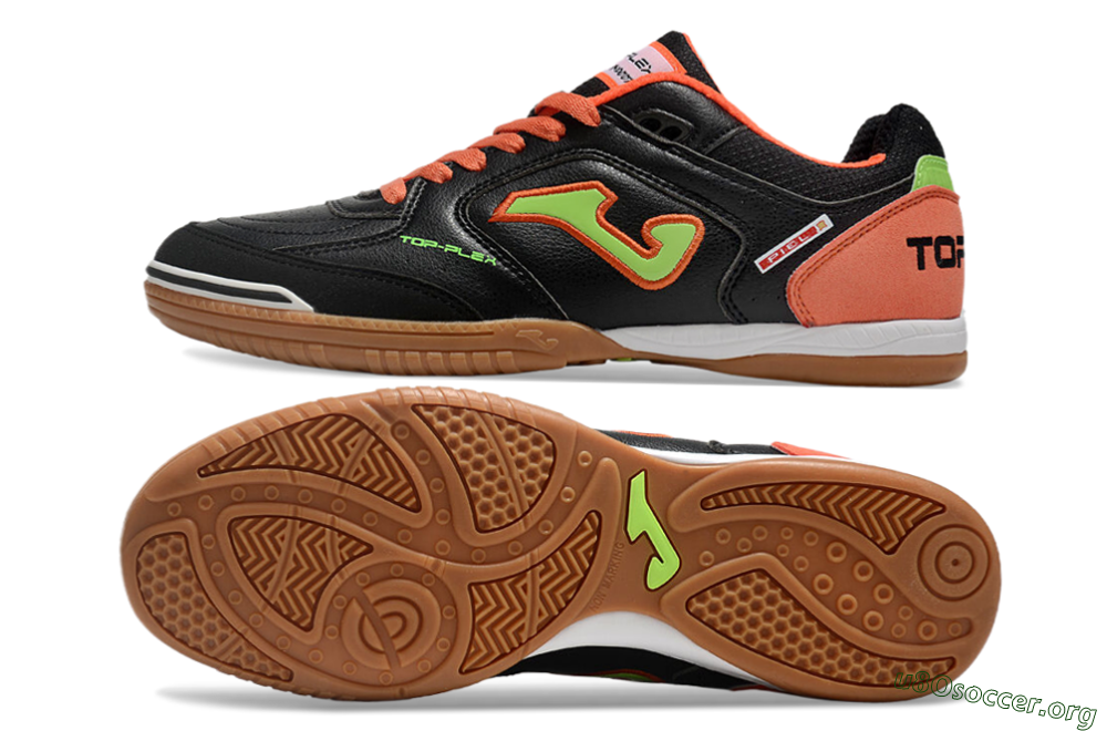 Joma Top Flex IC Football Shoes - Black/Yellow/Red 1