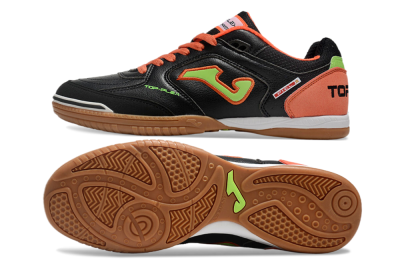 Joma Top Flex IC Football Shoes - Black/Yellow/Red