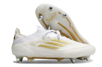 Adidas F50 Elite SG Football Boots - White/Gold