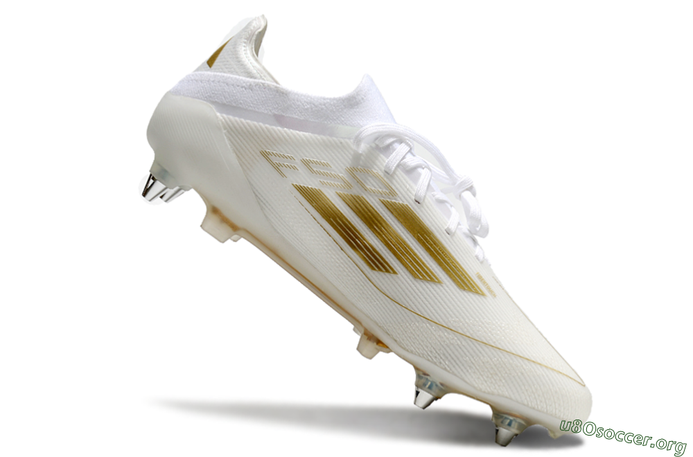 Adidas F50 Elite SG Football Boots - White/Gold 4