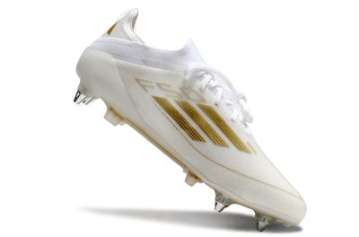 Adidas F50 Elite SG Football Boots - White/Gold