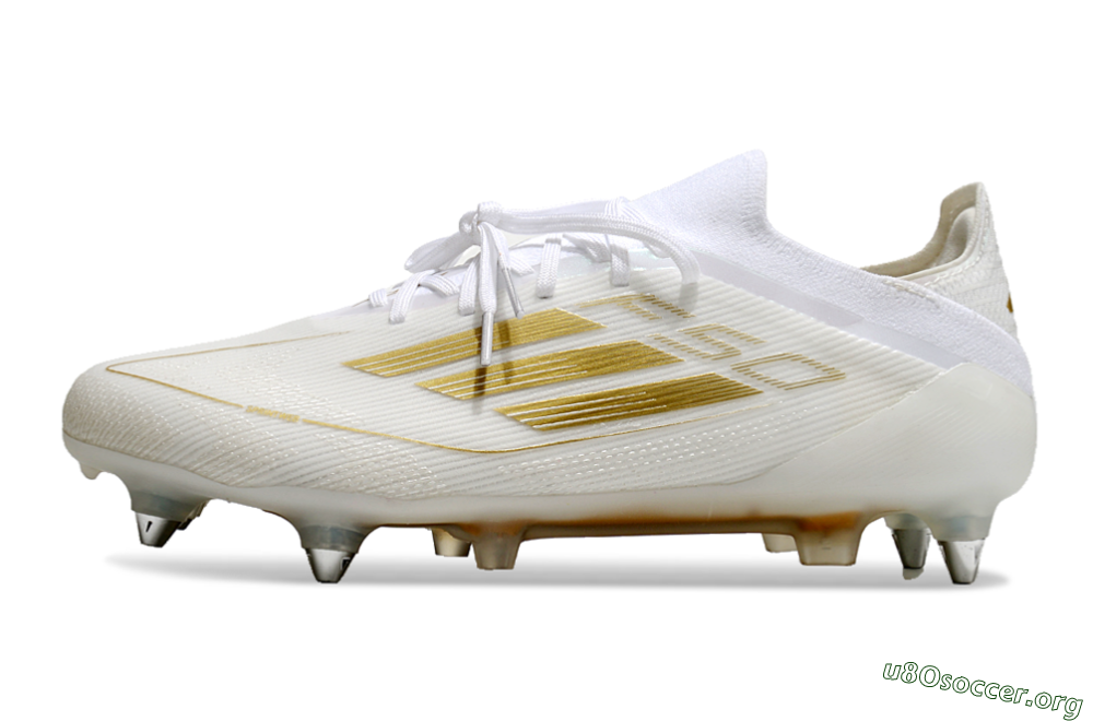 Adidas F50 Elite SG Football Boots - White/Gold 3