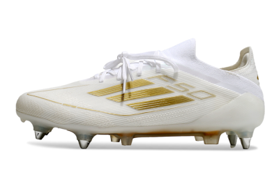 Adidas F50 Elite SG Football Boots - White/Gold