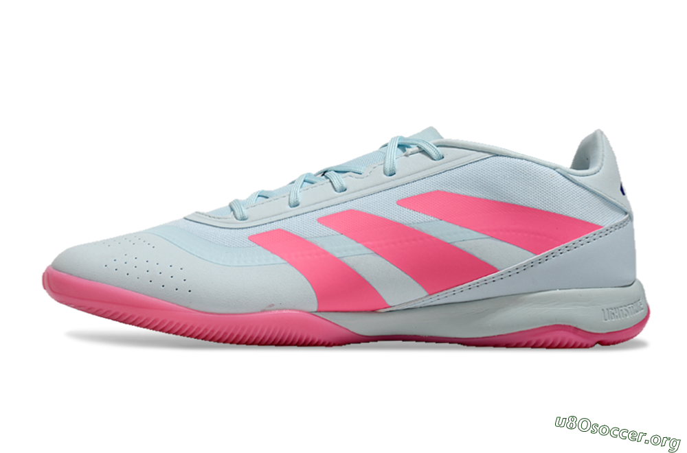Adidas Predator 24 Elite IC Football Shoes - Jade/Pink/Black 3