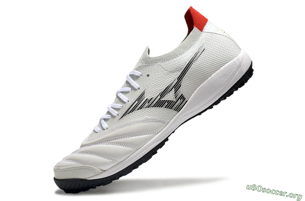 Mizuno Morelia Neo Sala M8 TF Football Shoes - Beige/Black/Red 5