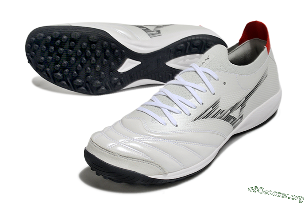 Mizuno Morelia Neo Sala M8 TF Football Shoes - Beige/Black/Red 0