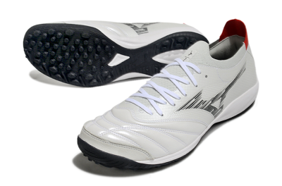 Mizuno Morelia Neo Sala M8 TF Football Shoes - Beige/Black/Red