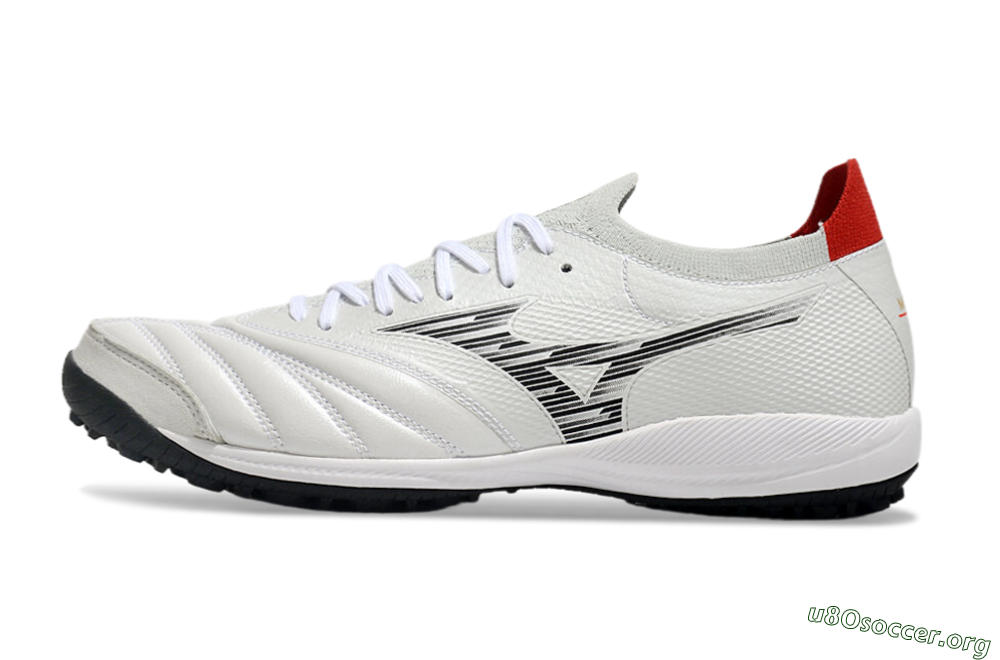 Mizuno Morelia Neo Sala M8 TF Football Shoes - Beige/Black/Red 3