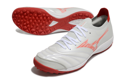 Mizuno Morelia Neo Sala M8 TF Football Shoes - Beige/Red/White