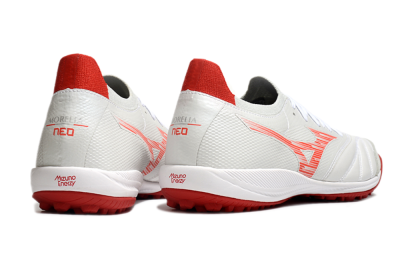 Mizuno Morelia Neo Sala M8 TF Football Shoes - Beige/Red/White