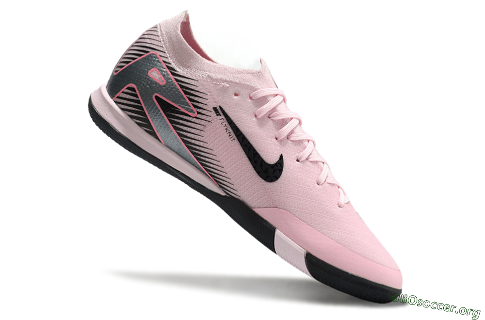 Nike Air Zoom Mercurial Vapor 16 Elite IC Football Shoes - Pink/Silver/Red 4