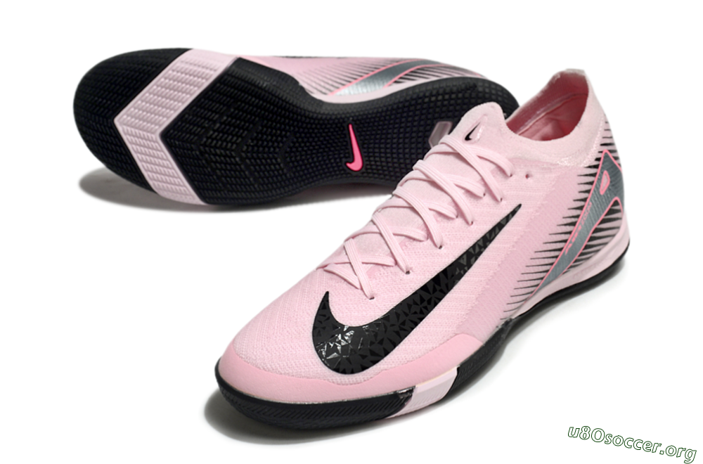 Nike Air Zoom Mercurial Vapor 16 Elite IC Football Shoes - Pink/Silver/Red 0