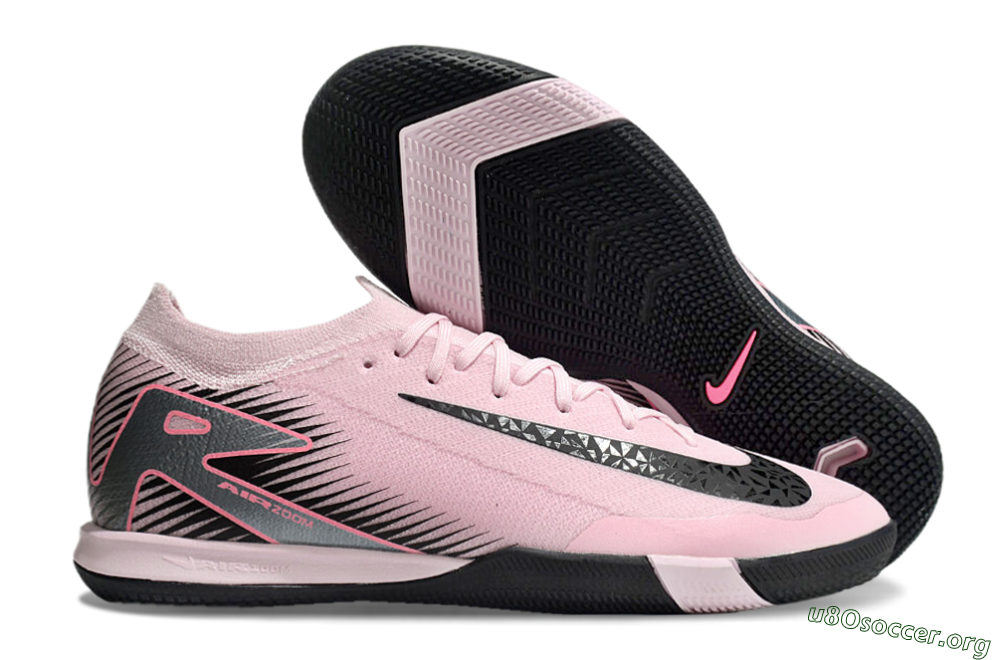 Nike Air Zoom Mercurial Vapor 16 Elite IC Football Shoes - Pink/Silver/Red 2