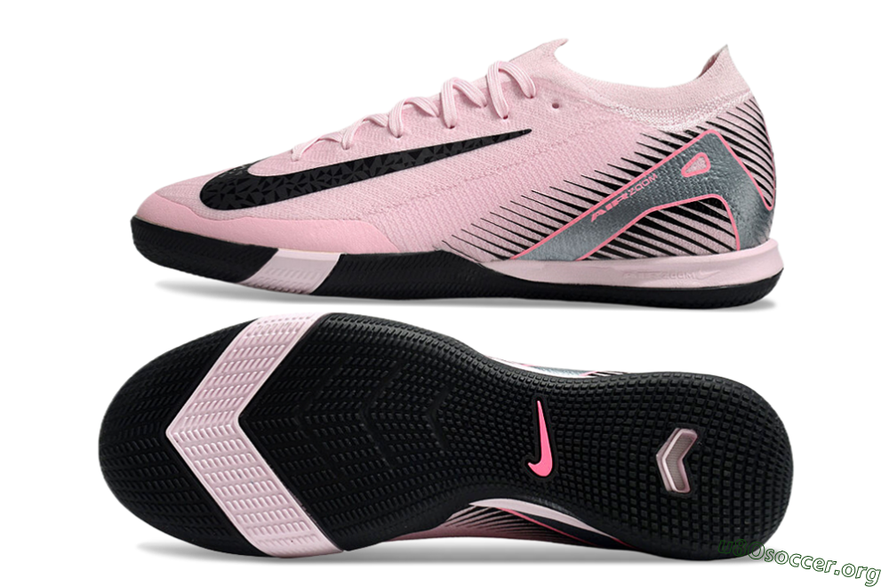 Nike Air Zoom Mercurial Vapor 16 Elite IC Football Shoes - Pink/Silver/Red 1