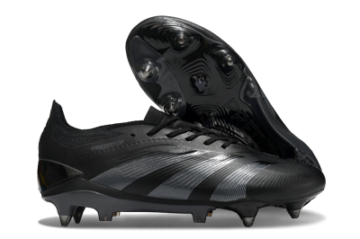 Adidas Predator 24 Elite SG Football Boots - Black/Silver