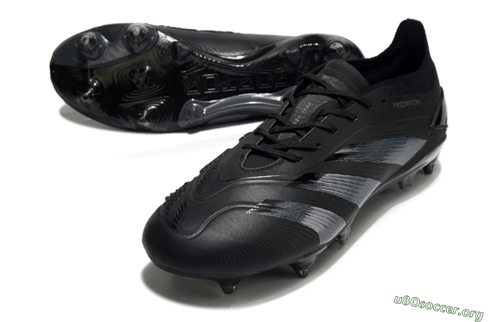 Adidas Predator 24 Elite SG Football Boots - Black/Silver 0
