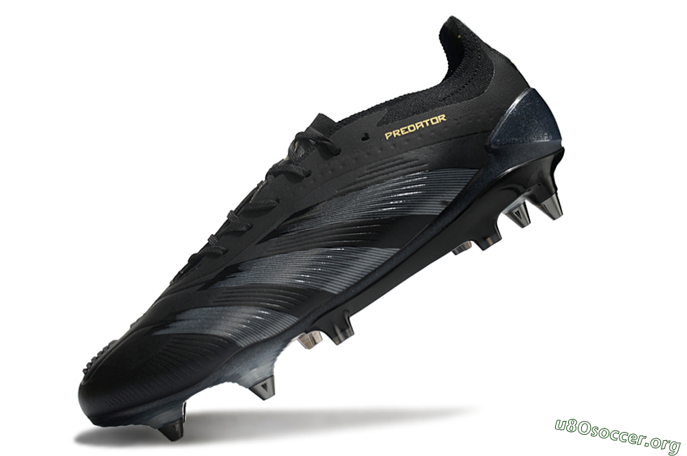 Adidas Predator 24 Elite SG Football Boots - Black/Silver 5