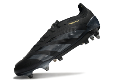 Adidas Predator 24 Elite SG Football Boots - Black/Silver