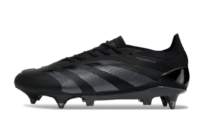 Adidas Predator 24 Elite SG Football Boots - Black/Silver