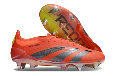 Adidas Predator 24 Elite SG Football Boots - Red/Black/Yellow