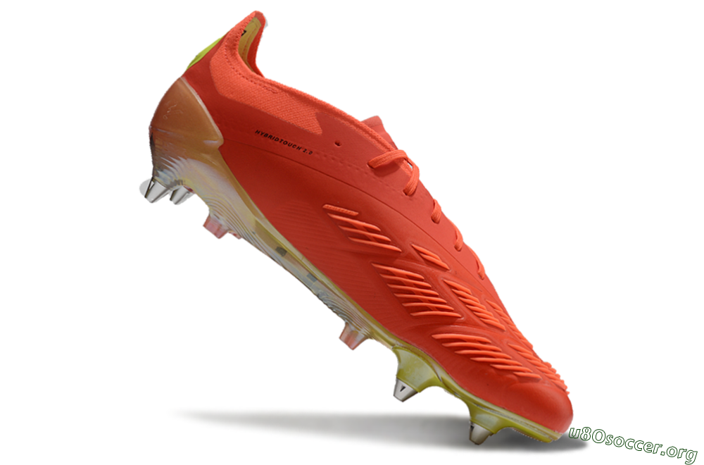 Adidas Predator 24 Elite SG Football Boots - Red/Black/Yellow 4