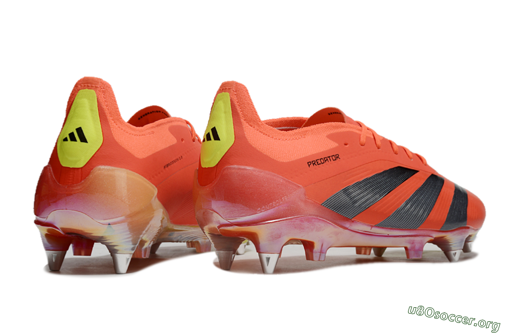 Adidas Predator 24 Elite SG Football Boots - Red/Black/Yellow 6