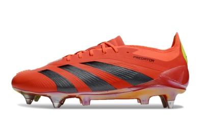 Adidas Predator 24 Elite SG Football Boots - Red/Black/Yellow