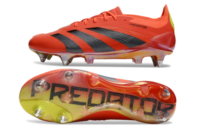 Adidas Predator 24 Elite SG Football Boots - Red/Black/Yellow