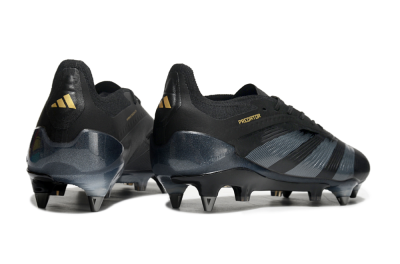 Adidas Predator 24 Elite SG Football Boots - Black/Silver/Gold