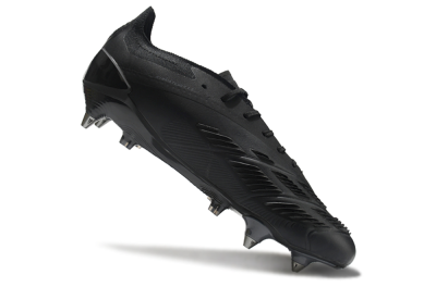 Adidas Predator 24 Elite SG Football Boots - Black/Silver/Gold