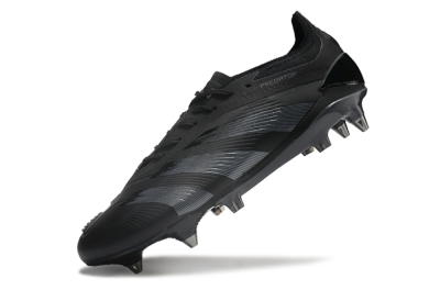 Adidas Predator 24 Elite SG Football Boots - Black/Silver/Gold