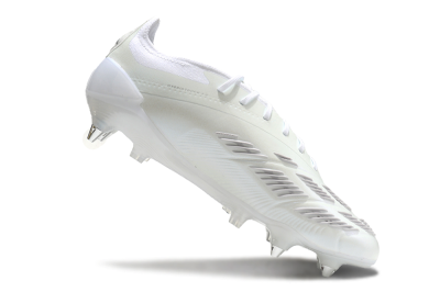 Adidas Predator 24 Elite SG Football Boots - Beige/White/Silver