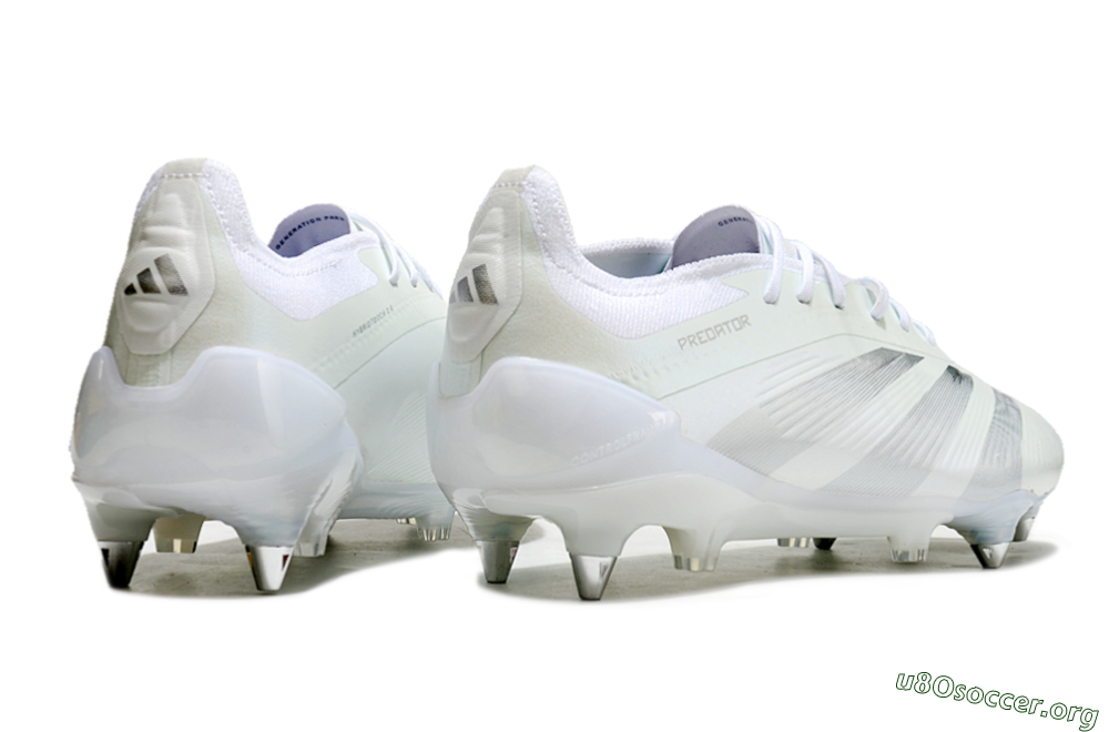 Adidas Predator 24 Elite SG Football Boots - Beige/White/Silver 6