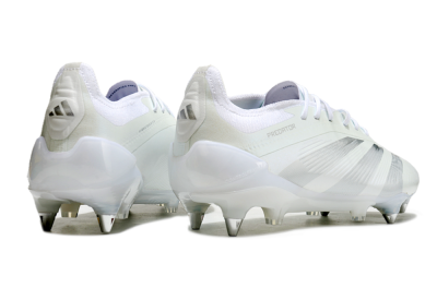 Adidas Predator 24 Elite SG Football Boots - Beige/White/Silver
