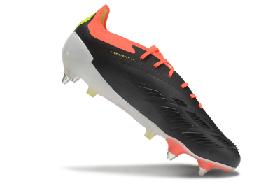 Adidas Predator 24 Elite SG Football Boots - Black/White/Red