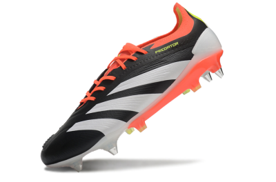 Adidas Predator 24 Elite SG Football Boots - Black/White/Red