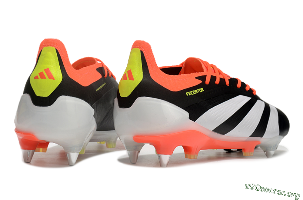 Adidas Predator 24 Elite SG Football Boots - Black/White/Red 6